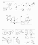 Part Location Diagram of 691926 Briggs and Stratton Retainer-air Filter